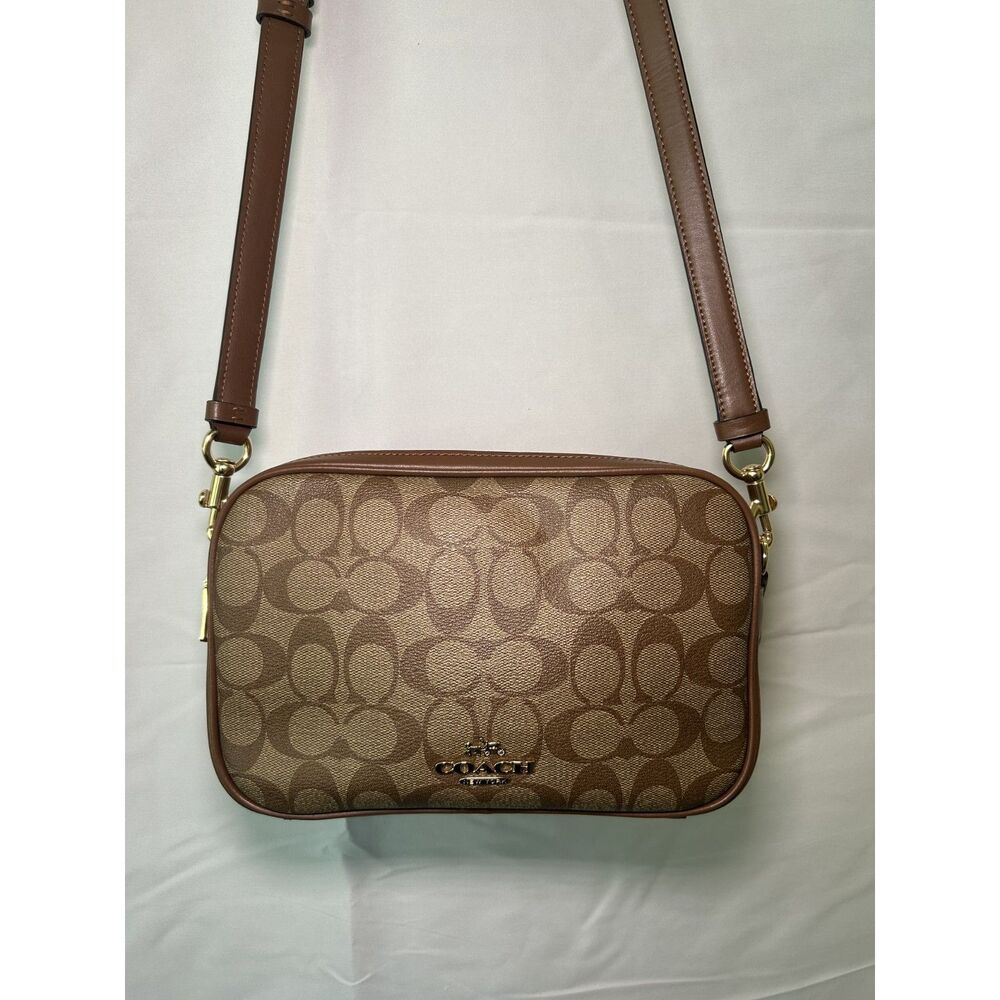 Coach Jes Crossbody Never Worn New Condition Luxury Purse Brown Signature bag